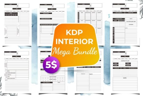 Download Best Selling KDP Templates Mega Bundle 5 - Template Collection
