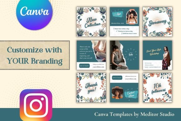 Download Instagram Canva Templates Bundle - Template Collection