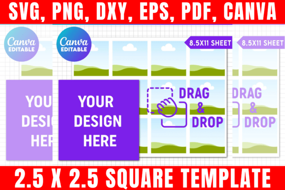 Download Square Template, Magnet Template - Template Collection