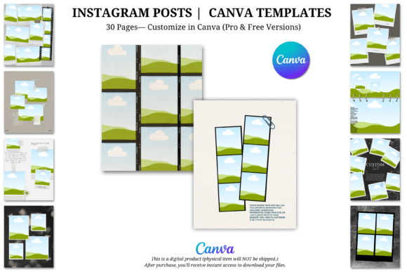 Download 30 Instagram Post Canva Templates - Template Collection