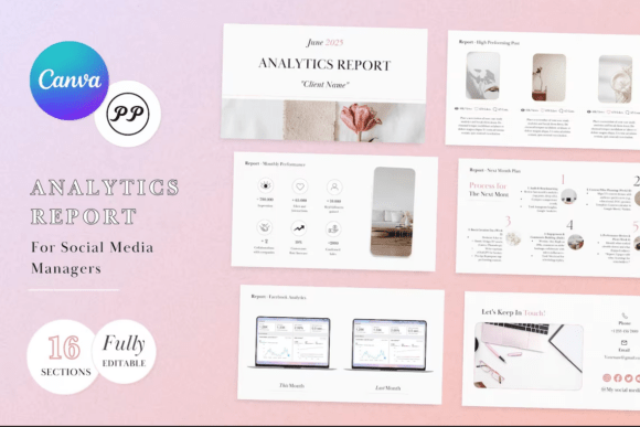 Download Social Media Analytics Report Template - Template Collection