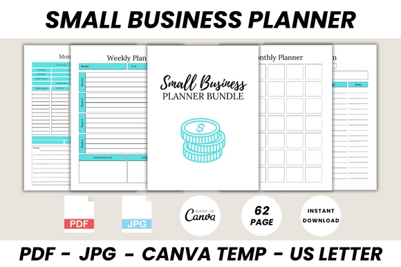 Download Small Business Planner Canva Template - Template Collection