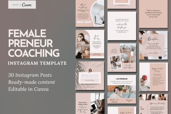 Download Female Boss Coaching Instagram Template - Template Collection