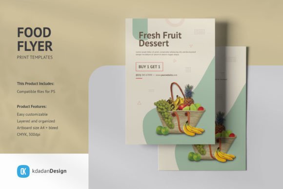 Download Food Flyer PSD Templates Vol 07 - Template Collection