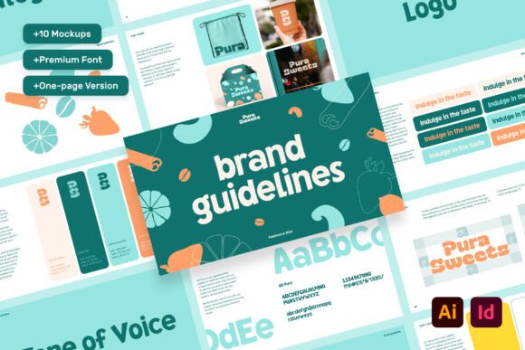 Download Pura Brand Guidelines Template - Template Collection