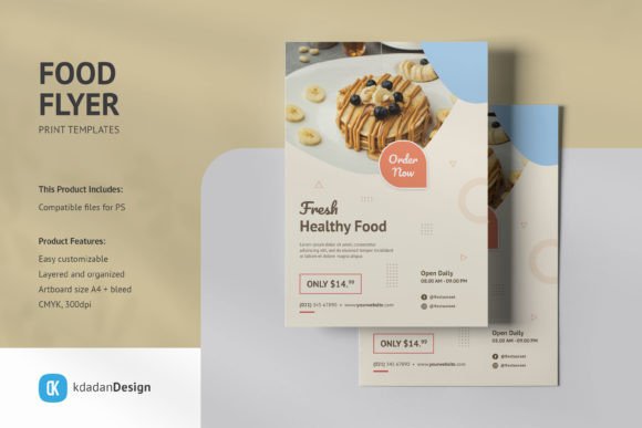Download Food Flyer PSD Templates Vol 018 - Template Collection