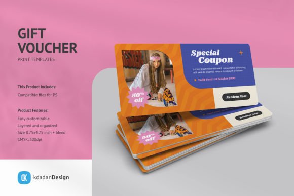 Download Gift Voucher PSD Templates Vol 092 - Template Collection