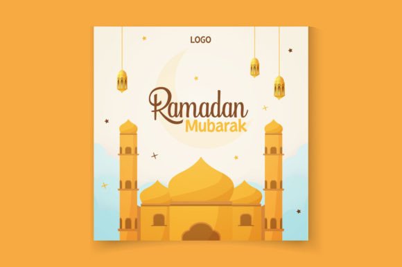 Download Ramadan Mubarak Promotion Post Template - Template Collection