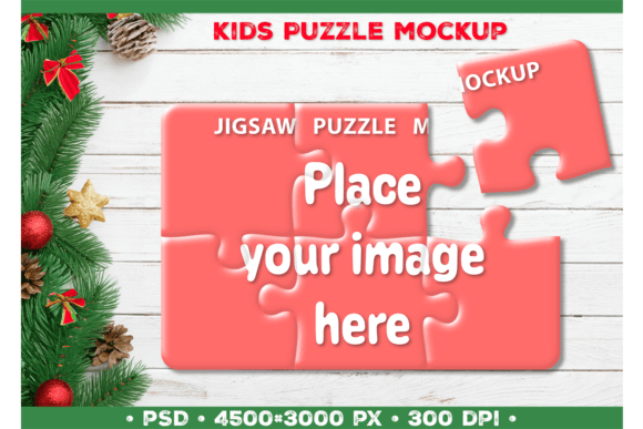 Download Kids Jigsaw Puzzle Mockup Template - Template Collection
