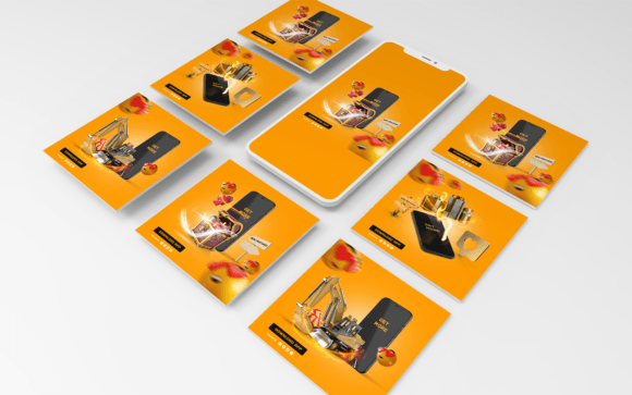 Download Social Media Templates-App-Tech-011-22 - Template Collection