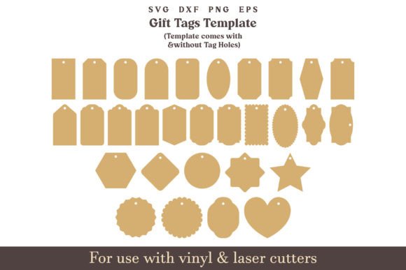 Download Custom Gift Tags SVG Bundle Templates - Template Collection
