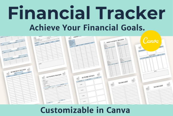 Download Editable Finance Tracker Canva Template - Template Collection