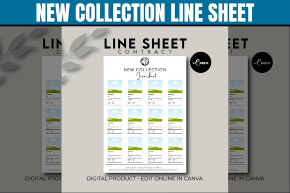Download New Collection Line Sheet Template - Template Collection