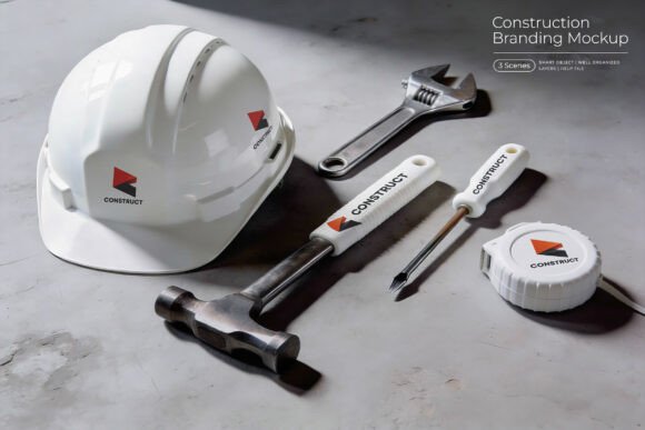 Download Construction Branding Mockup Set - Set Collection