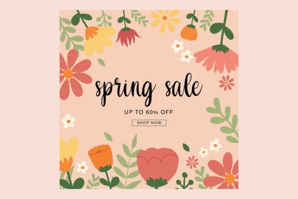 Download Spring Sale Social Media Square Template - Template Collection