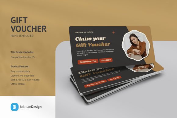 Download Gift Voucher PSD Templates Vol 089 - Template Collection