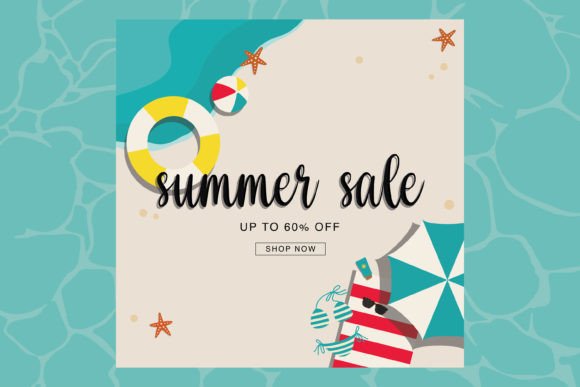Download Summer Sale Social Media Square Template - Template Collection
