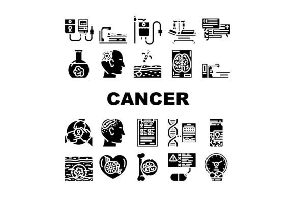 Download Cancer Treatment Chemotherapy Icons Set - Set Collection