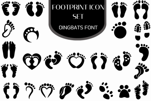 Download Footprint Icon Set - Set Collection