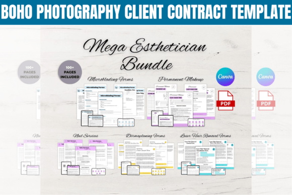 Download Esthetician Intake Forms Bundle Template - Template Collection