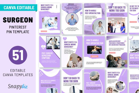 Download Surgeon Pinterest Canva Pin Template - Template Collection