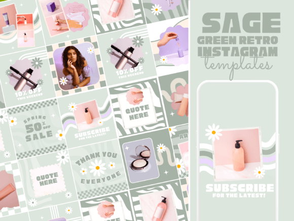 Download Sage Green Instagram Templates - Template Collection