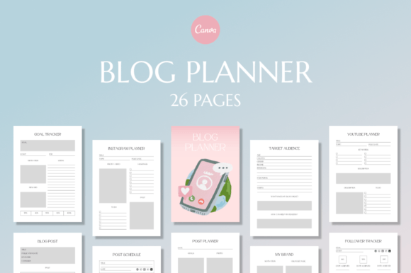 Download Blog Planner Template | Social Media - Template Collection