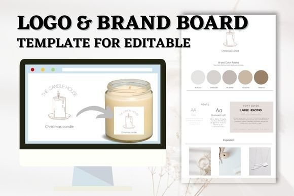 Download LOGO &amp; Brand Board Template Edit InCanva - Template Collection
