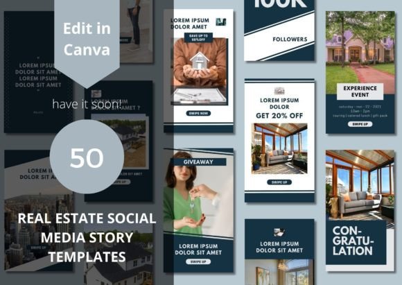 Download 50 Real Estate Social Media Templates - Template Collection