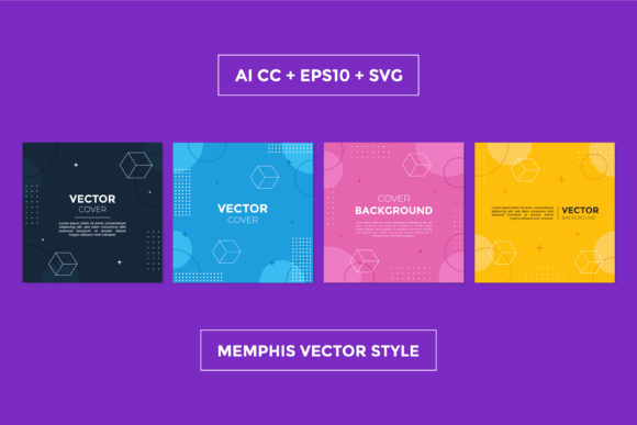 Download Social Media Memphis Square Template - Template Collection