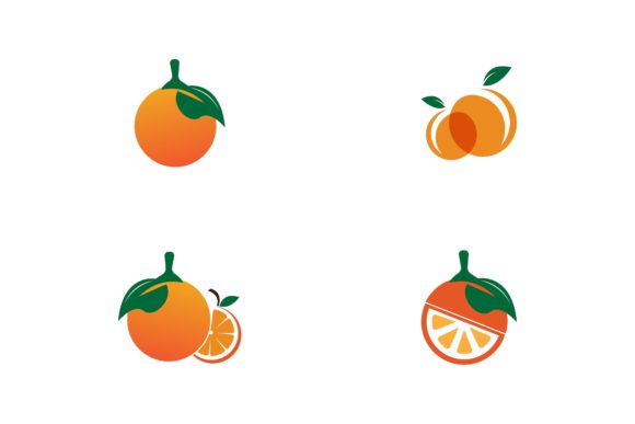 Download Orange Icon and Symbol Vector Template - Template Collection