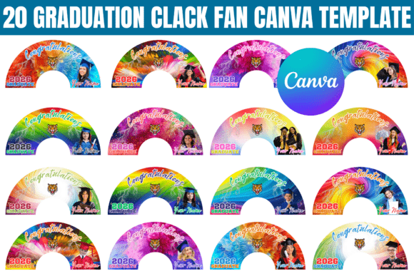 Download 20 Graduation Clack Fan Canva Template - Template Collection