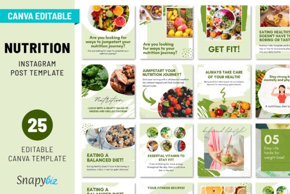 Download Nutrition Instagram Templates - Template Collection