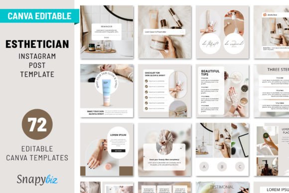 Download Esthetician Instagram Post Template - Template Collection