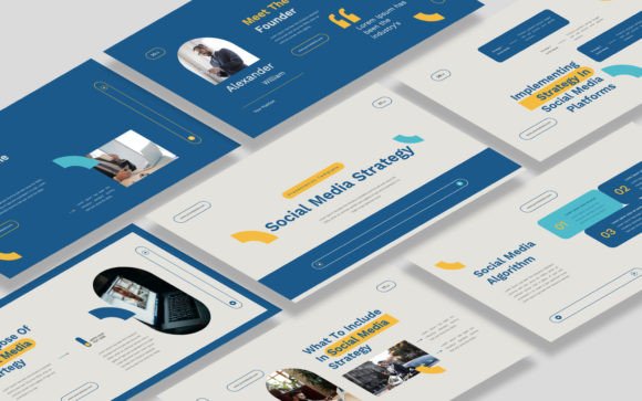 Download Social Media Strategy Keynote Template - Template Collection
