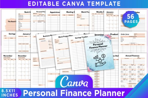 Download Personal Finance Planner Canva Template - Template Collection