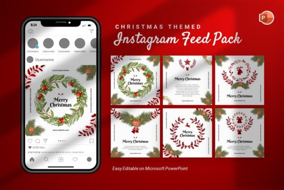 Download Instagram Feed - Christmas Template - Template Collection
