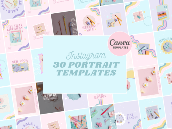 Download Pastel Instagram Canva Templates - Template Collection