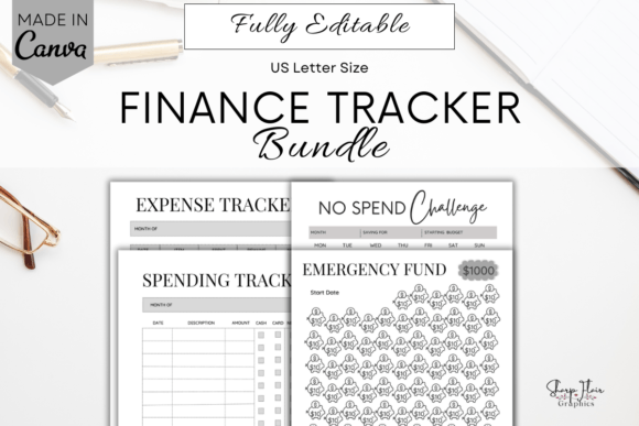 Download Finance Tracker Bundle | Canva Template - Premium Resources