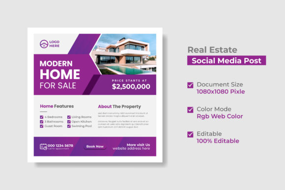 Download Real Estate Social Media Banner Template - Template Collection