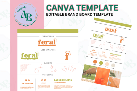 Download Editable Brand Board Template - Template Collection