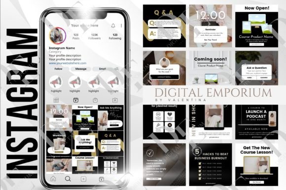 Download 45 Editable Instagram Canva Templates - Template Collection