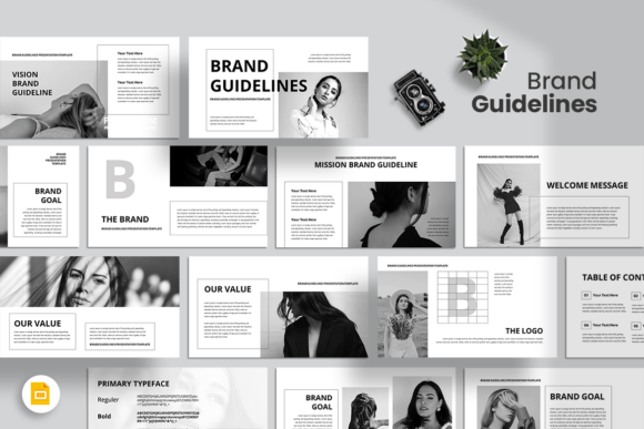 Download Brand Guidelines Google Slides Template - Template Collection