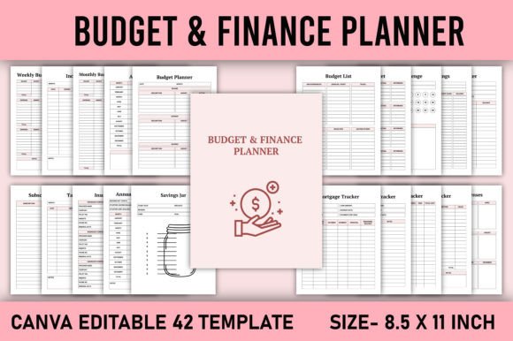Download Budget &amp; Finance Planner Canva Template - Template Collection