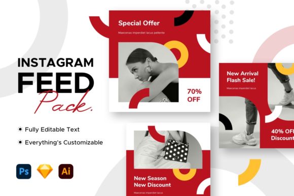 Download Instagram Feed / Post Fashion Template - Template Collection