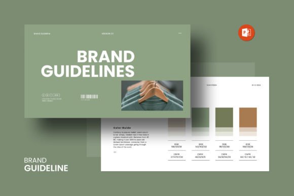 Download Brand Guidelines PowerPoint Template - Template Collection