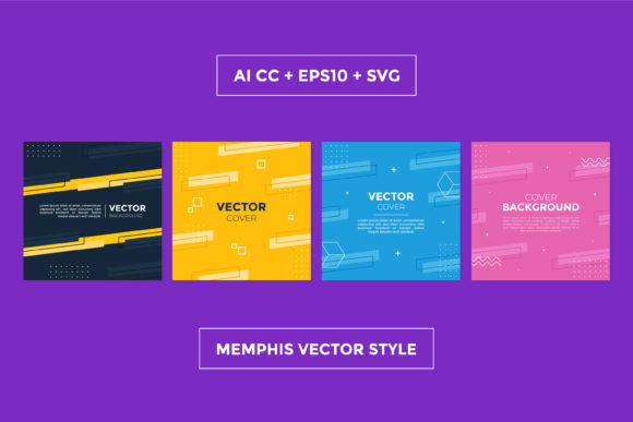 Download Social Media Memphis Square Template - Template Collection