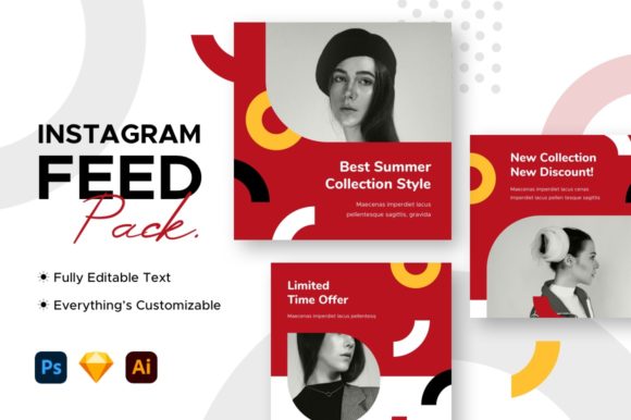 Download Instagram Feed / Post Fashion Template - Template Collection