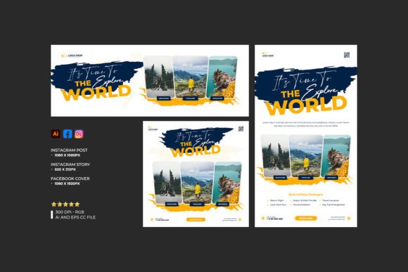 Download Travel Social Media Banner Template - Template Collection
