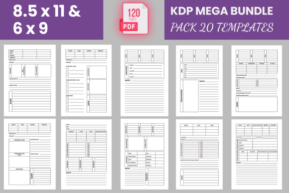 Download KDP Template Mega Bundle - Template Collection